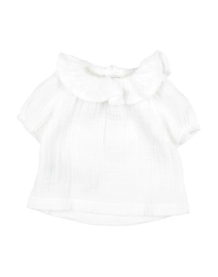 Женский топ Le Petit Coco BABY с оборками, белый