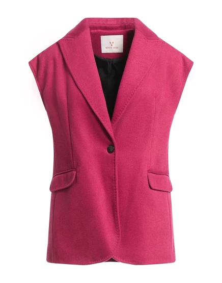 Женское пальто WHITE WISE PAPERMAG, без рукавов, фуксия