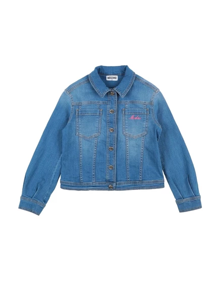 Женское джинсовое пальто Moschino Kid promotion_kid, синее