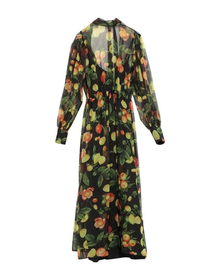 MSGM Длинное платье чёрный