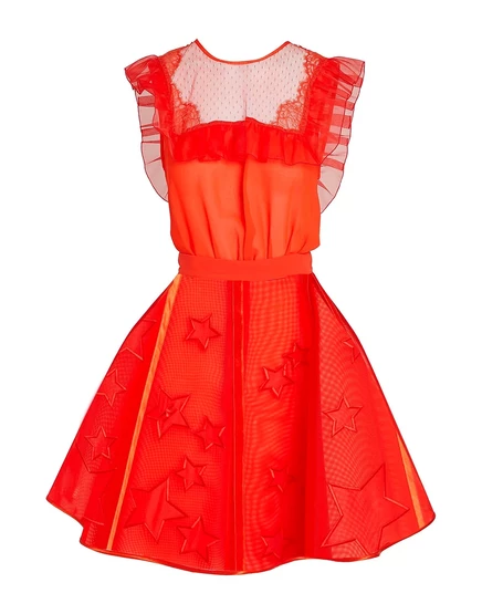 Женское мини-платье Elisabetta Franchi, красное
