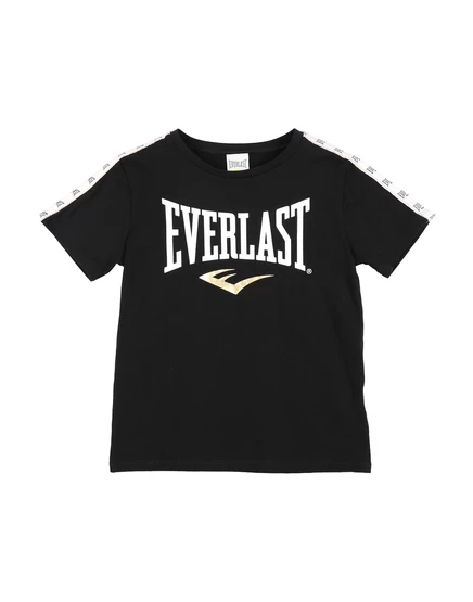 Детская футболка Everlast с принтом, черная