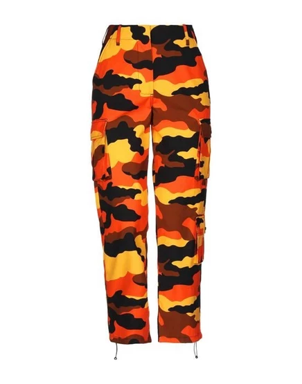 Женские брюки-карго Off-White, оранжевые