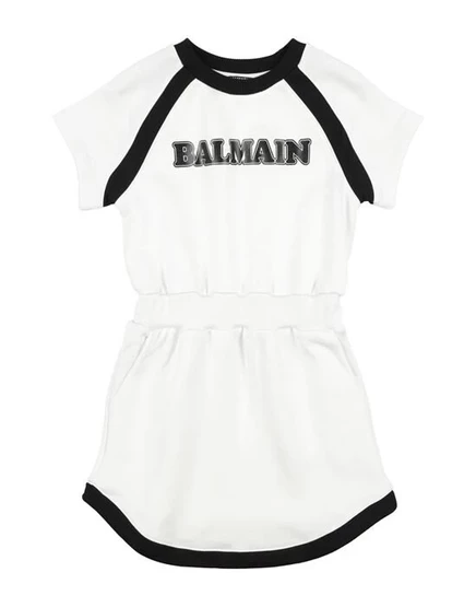 BALMAIN Детское платье белый