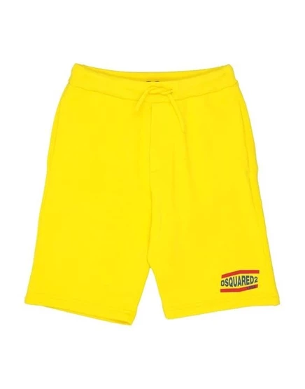 Шорты DSquared2 с логотипом, жёлтые