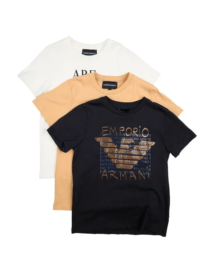Мужской комплект футболок Emporio Armani promotion_kid, чёрный
