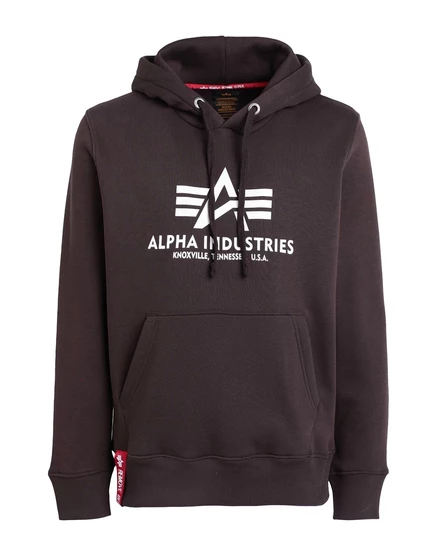 Мужское худи Alpha Industries Papermag, шоколадное