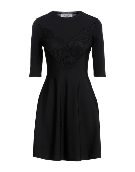 Женское платье Valentino Papermag кружевное, черное