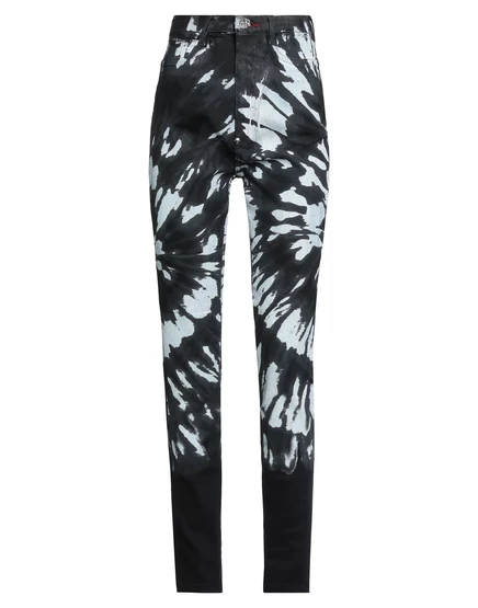 Женские джинсы Philipp Plein Papermag, черные