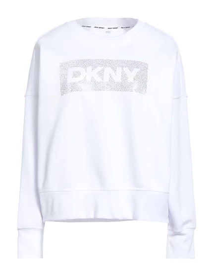 Женский свитшот DKNY Lorenz_SP с логотипом, белый