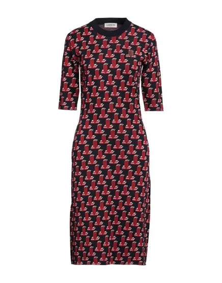 LANVIN Платье миди иссиня-чёрный