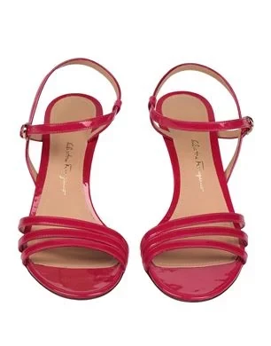 Женские сандалии Ferragamo, пурпурные