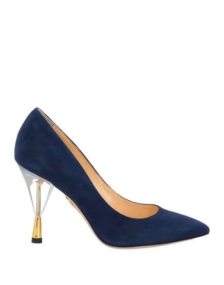 Женские туфли Charlotte Olympia Papermag, темно-синие