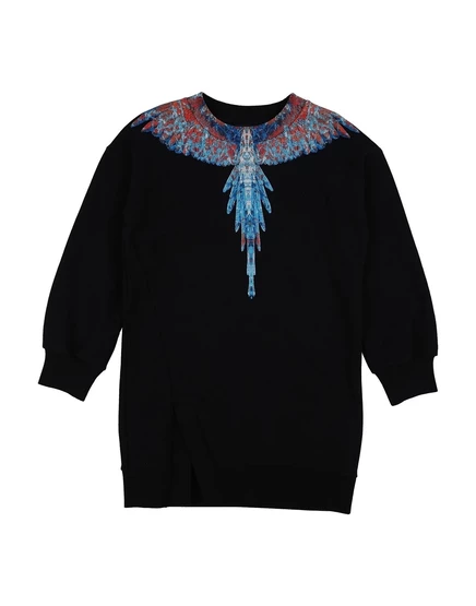 Детский свитшот Marcelo Burlon Junior, черный