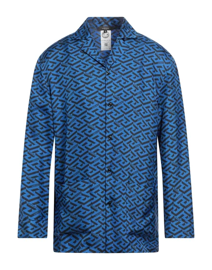 Мужской пижамный топ Versace IBIZEN, синий