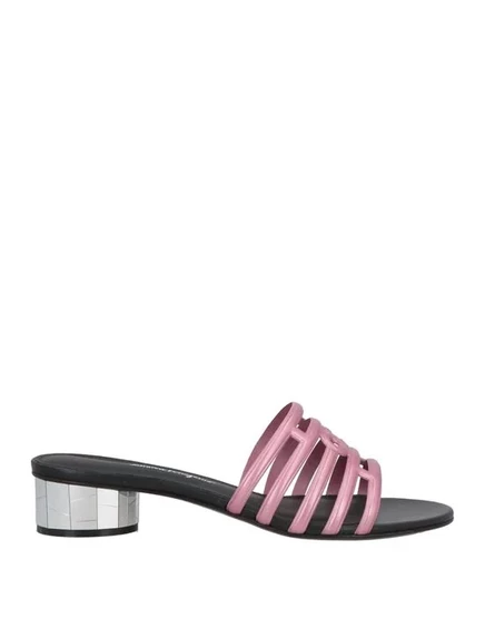 Женские кожаные сандалии Ferragamo, розовые