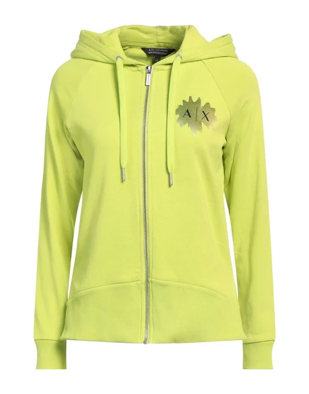 Женское худи Armani Exchange Lorenz_SP, лаймовое