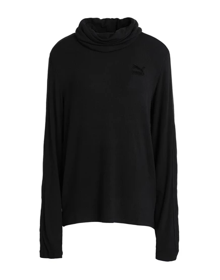 Женская футболка puma papermag, чёрная