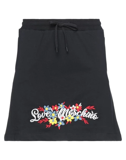 Женская мини-юбка Love Moschino Wonderwoman, чёрная