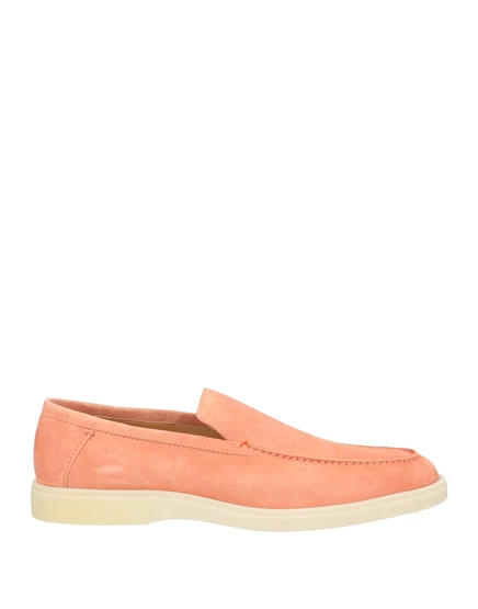 Мужские лоферы Santoni, лососево-розовые