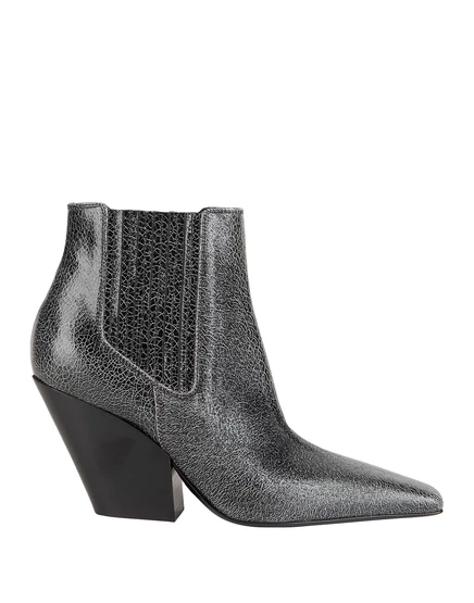 Женские ботильоны Casadei Wonderwoman, кожаные, черные