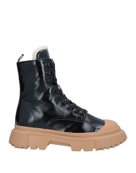 Женские ботинки Hogan Papermag кожаные, черные