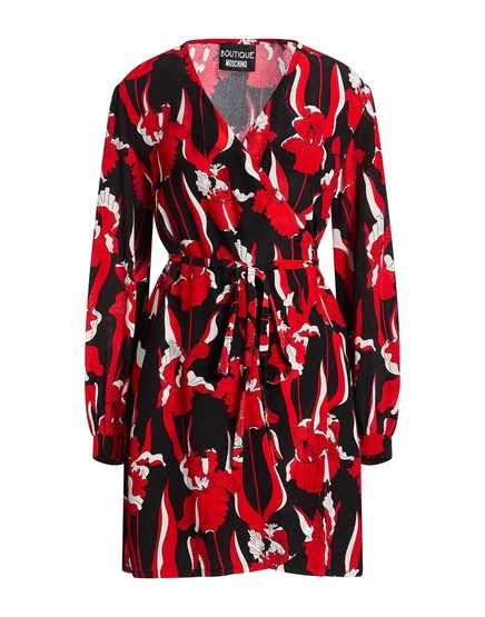 Женское мини-платье Boutique Moschino Wonderwoman, красное