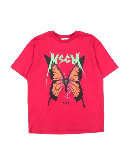 Детская футболка MSGM JUNIOR, фуксия