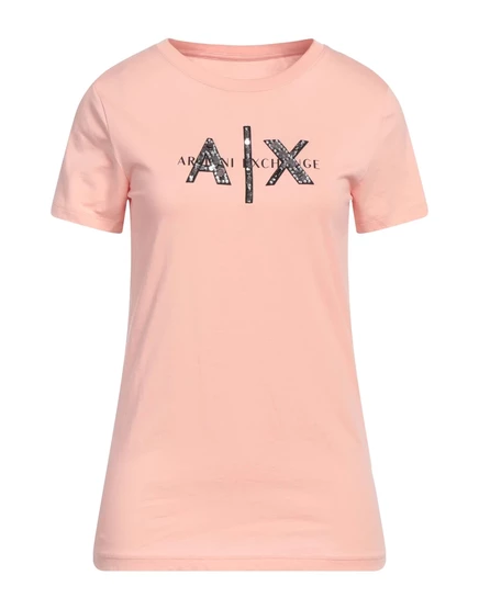 ARMANI EXCHANGE Футболки абрикосовый