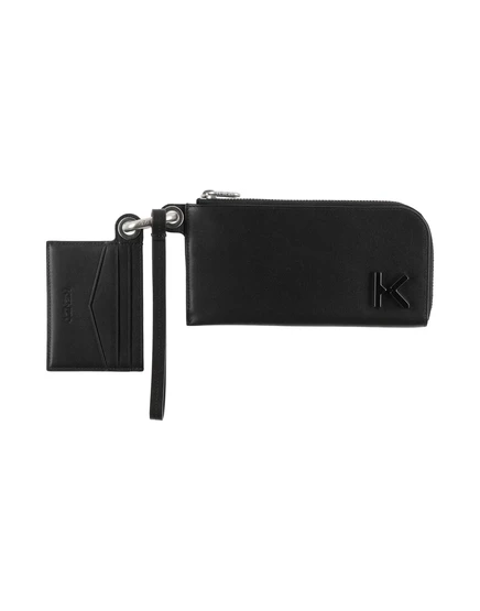 Женский кожаный кошелек Kenzo, чёрный