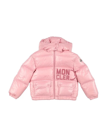 Женская пуховая куртка Moncler с гусиным пухом, розовая