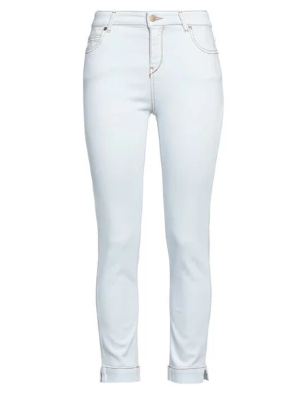 Женские джинсы Kaos Jeans, зауженные, небесно-голубые