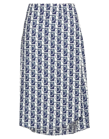 Женская юбка Trussardi Papermag на запах, синяя