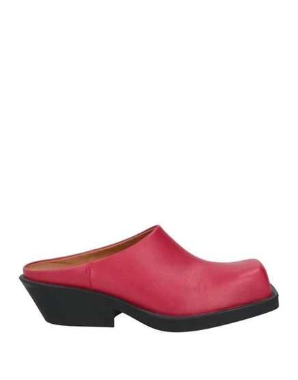 Женские мюли Marni, красные