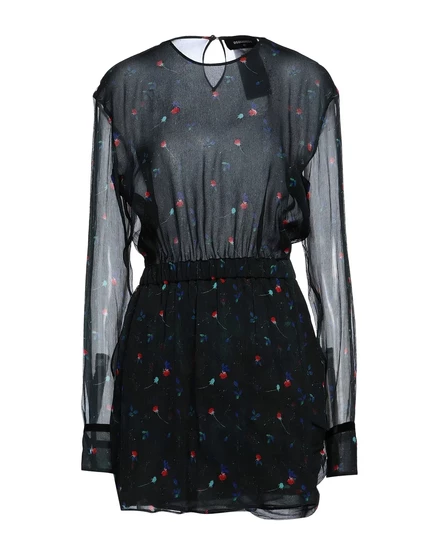 Женское платье DSquared2 PAPERMAG, темно-зеленое