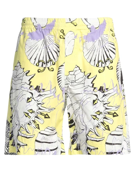 Мужские брюки MSGM Papermag, желтые