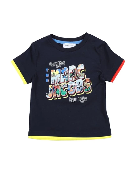 Мужская футболка Marc Jacobs promotion_baby хлопковая, тёмно-синяя
