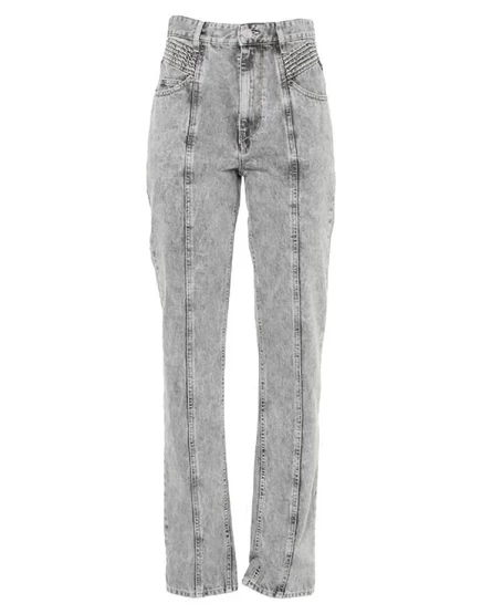 MARANT ÉTOILE Джинсовые брюки серый