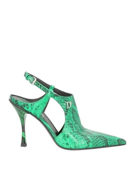 Женские туфли DSquared2 Wonderwoman, зеленые