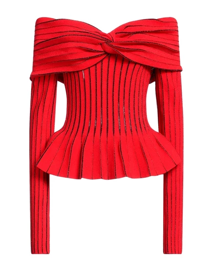 Женский свитер Balmain Papermag, красный