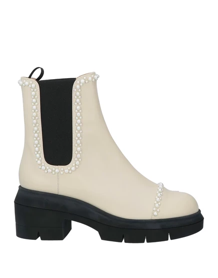 Женские челси Stuart Weitzman Hamish, кожаные, кремовые