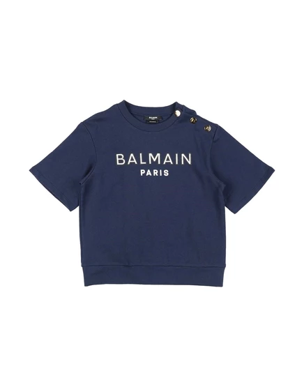 Женский свитшот Balmain Junior, темно-синий