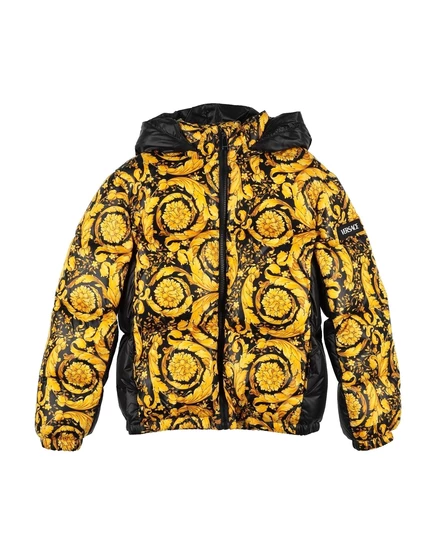 Мужской пуховик Versace Young, чёрный