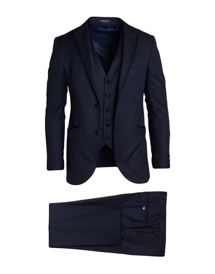 Мужской костюм Corneliani из шерсти, тёмно-синий