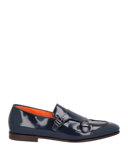 Мужские лоферы Santoni, темно-синие