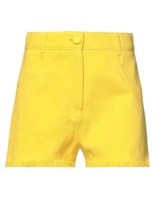 Мужские джинсовые шорты MSGM WONDERWOMAN высокие, желтые