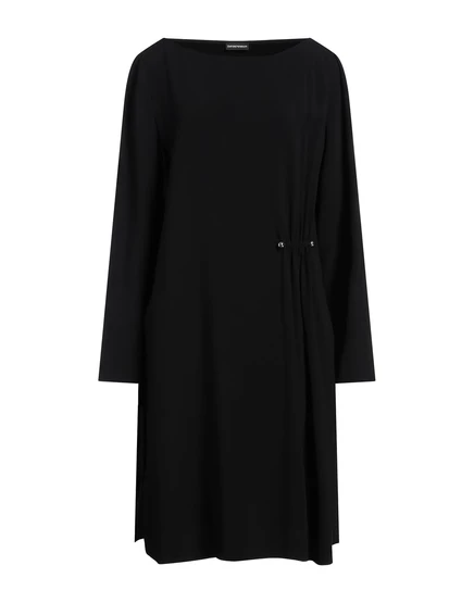 Женское мини-платье Emporio Armani клеш, черное