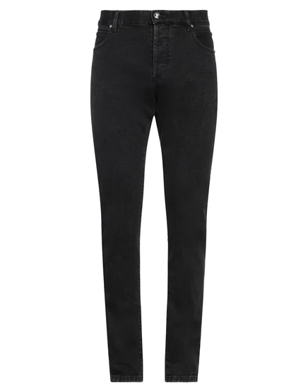 Мужские джинсы Balmain Lorenz_SP, зауженные, черные