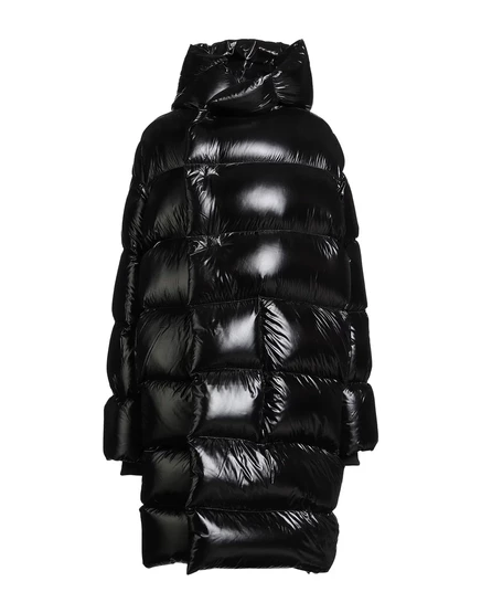 Женский длинный пуховик Rick Owens Puffers, чёрный