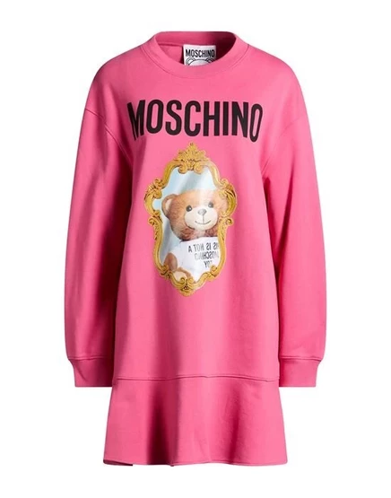 MOSCHINO Короткое платье фуксия